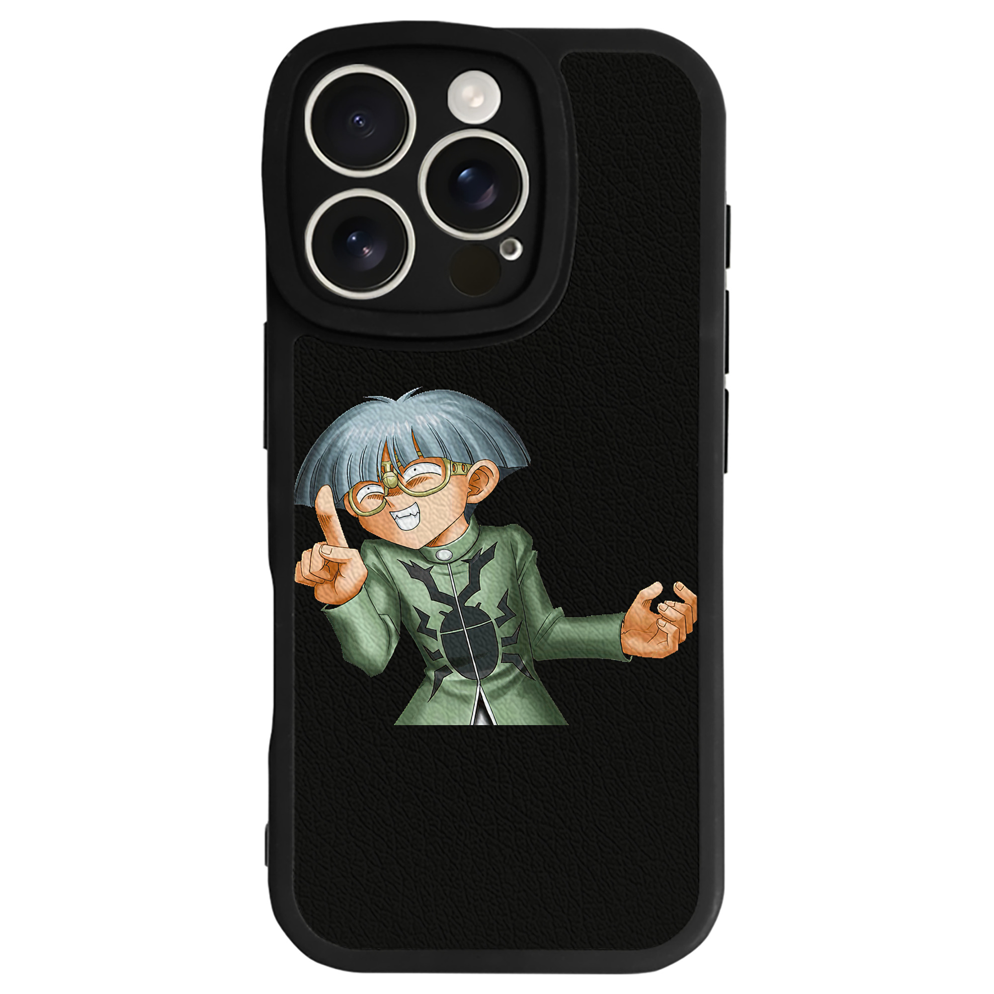 （画像用） 遊☆戯☆王 Yu-Gi-Oh! 【iPhone 16シリーズ対応】シリコンスマホケース（レザー調） 材質：シリコン